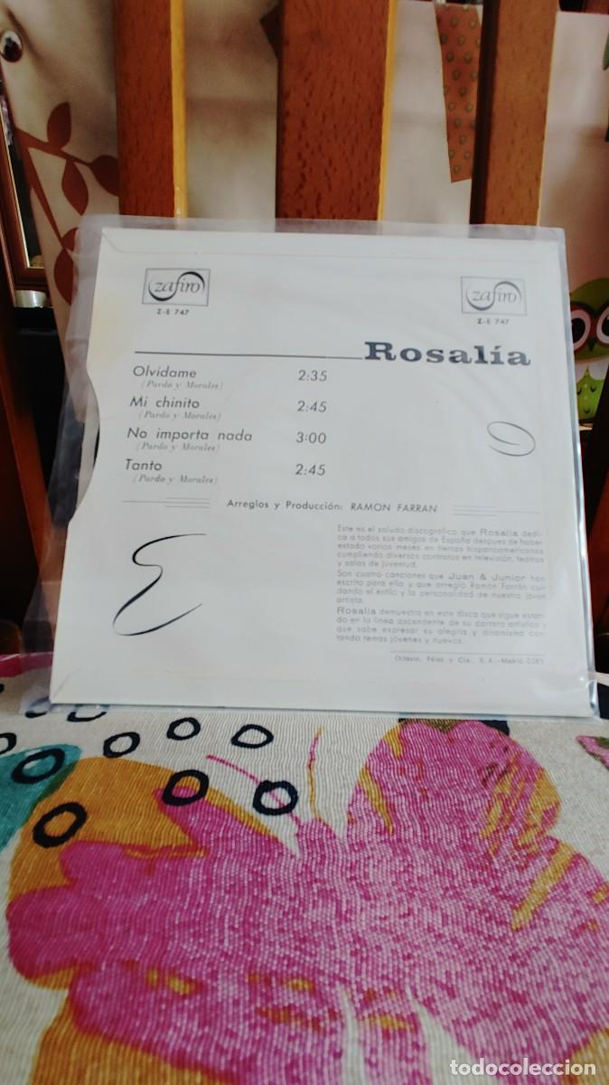 Discos de vinilo: ROSALIA-EP OLVIDAME +3 - Foto 2