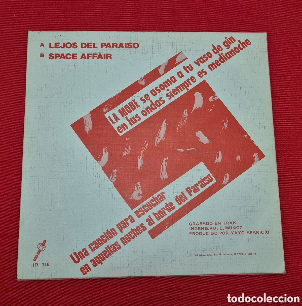 Discos de vinilo: 2 Singles Vinilo LA MODE - Movida Madrile&ntilde;a 1985 - Foto 4