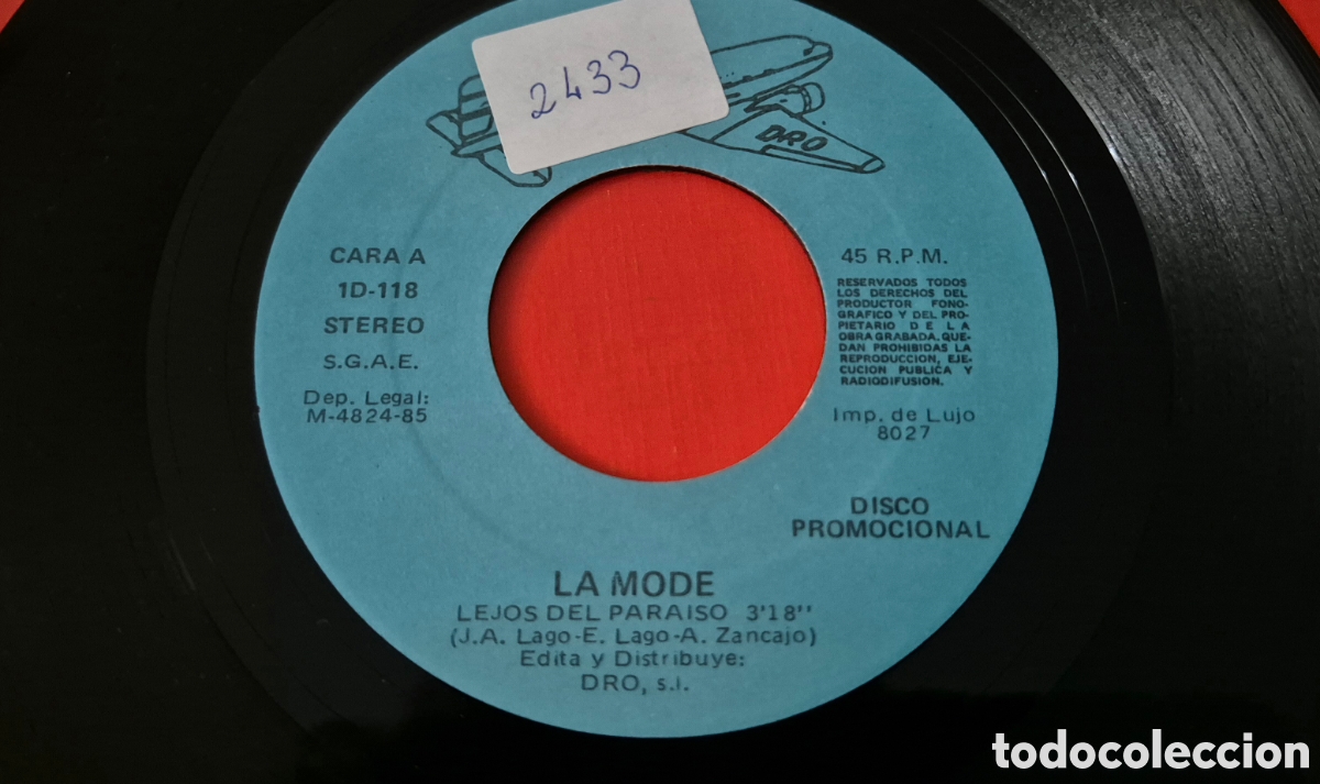 Discos de vinilo: 2 Singles Vinilo LA MODE - Movida Madrile&ntilde;a 1985 - Foto 7