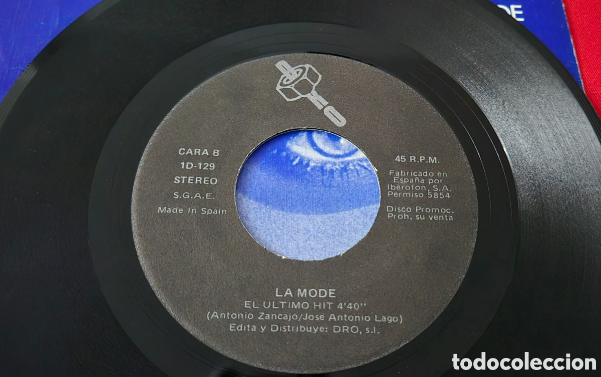 Discos de vinilo: 2 Singles Vinilo LA MODE - Movida Madrile&ntilde;a 1985 - Foto 10
