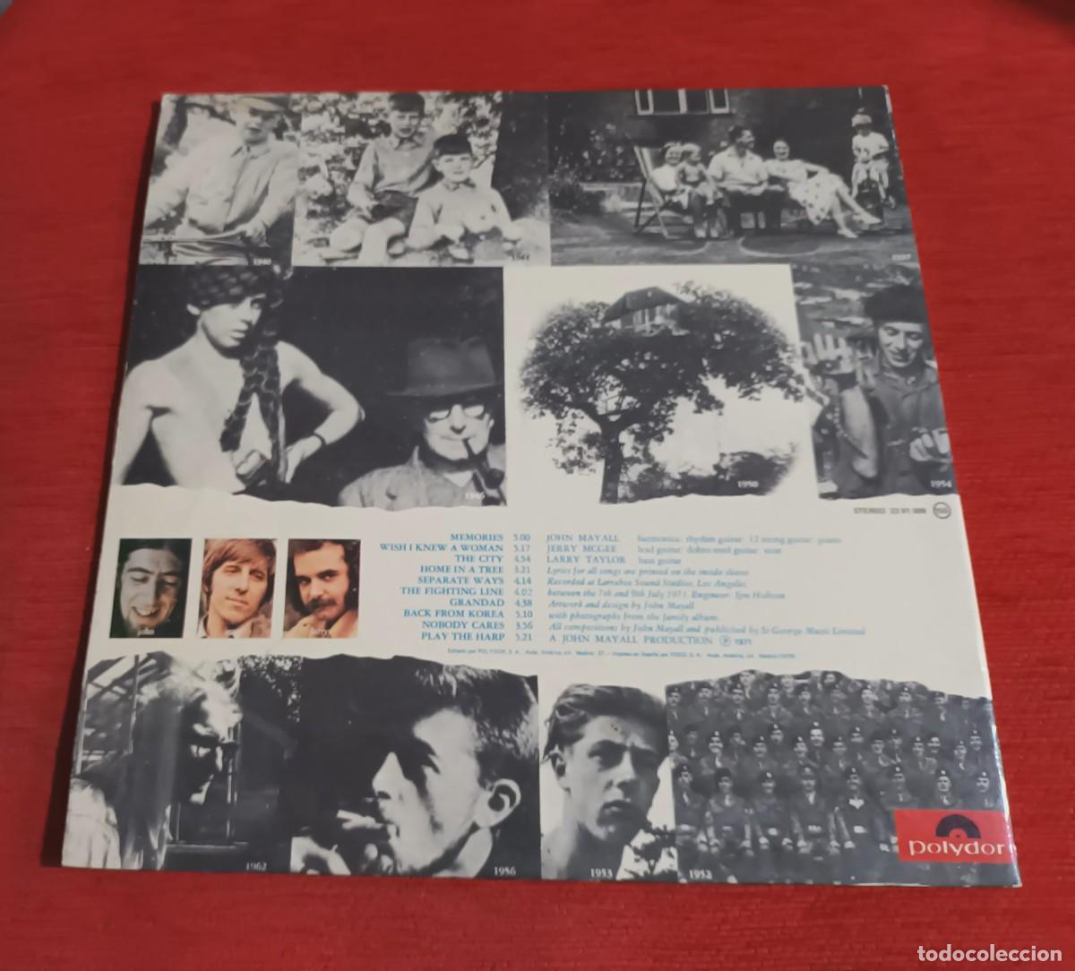 Discos de vinilo: JOHN MAYALL - MEMORIES - LP - Foto 2