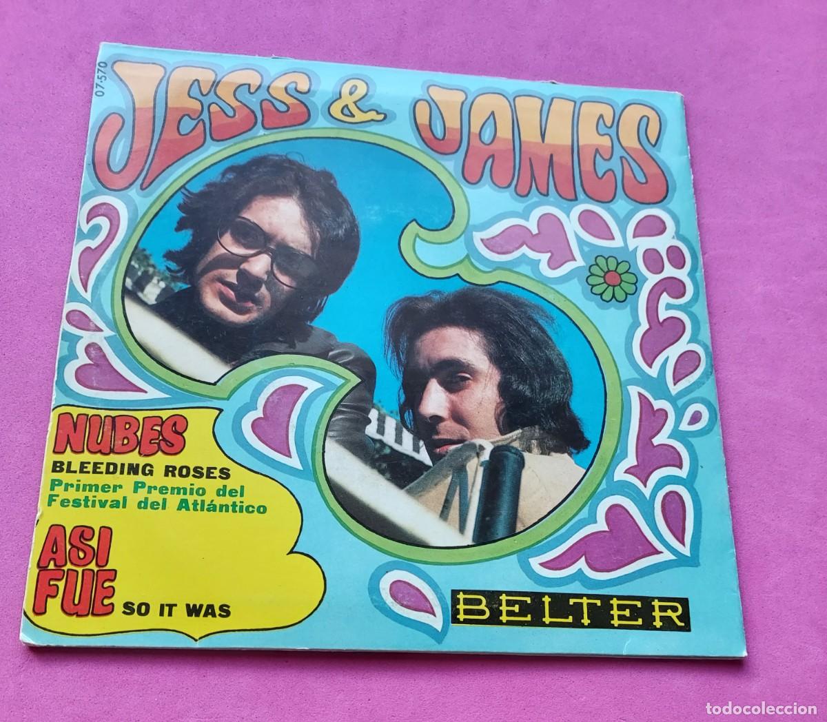 Discos de vinilo: Jess & James &ndash; NUBES - SINGLE 1969 - Foto 4