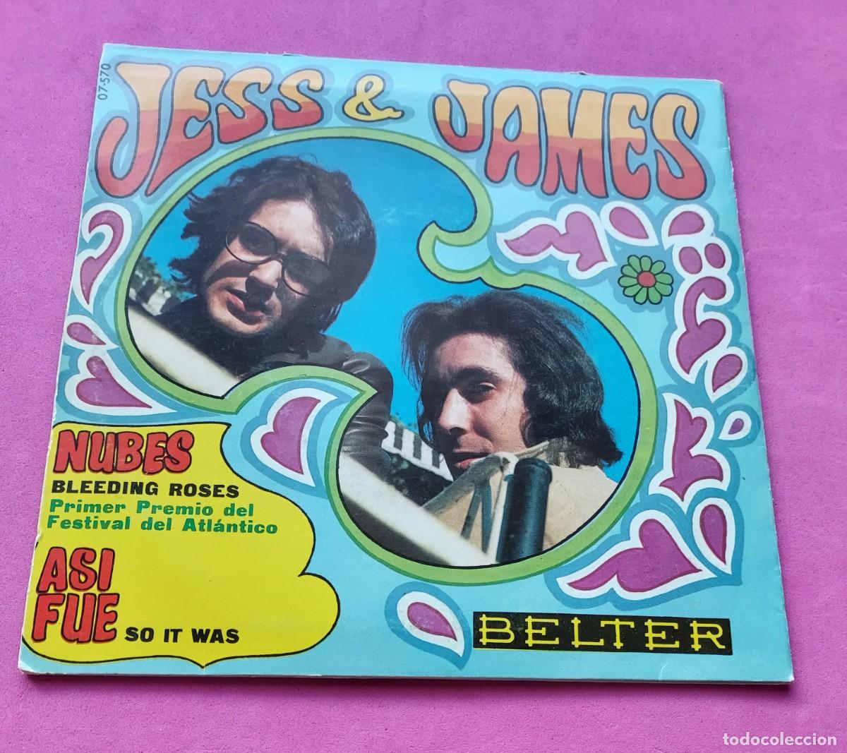 Discos de vinilo: Jess & James &ndash; NUBES - SINGLE 1969 - Foto 5