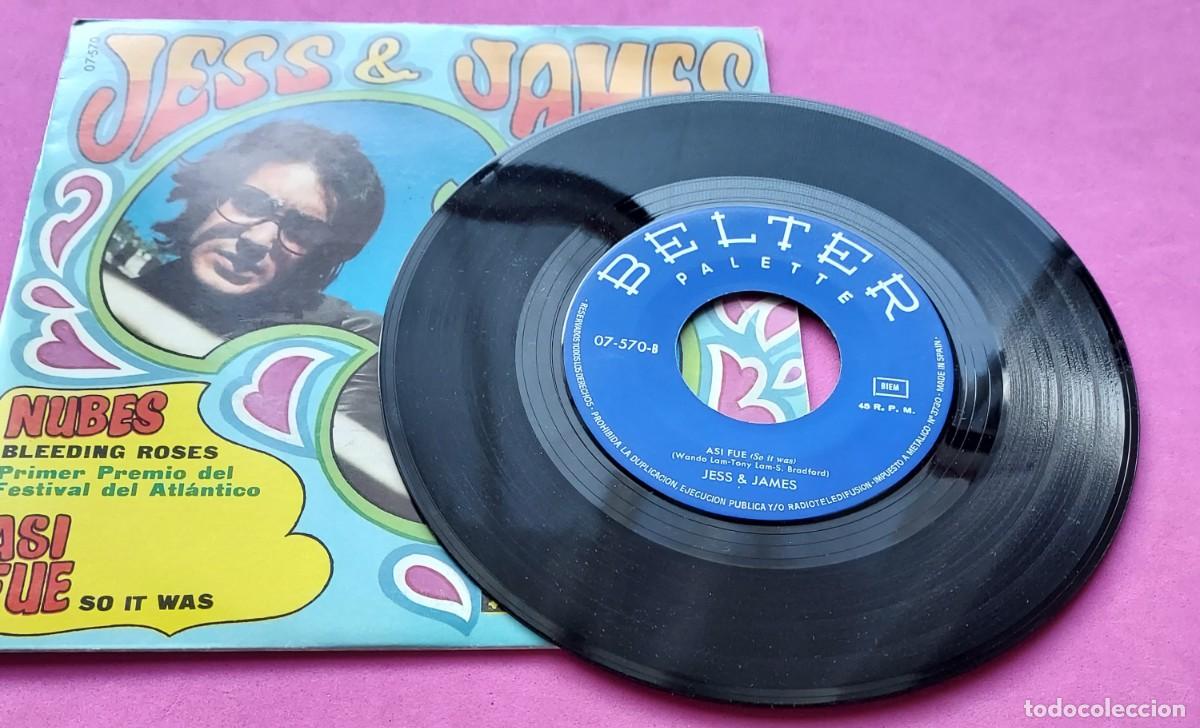 Discos de vinilo: Jess & James &ndash; NUBES - SINGLE 1969 - Foto 6