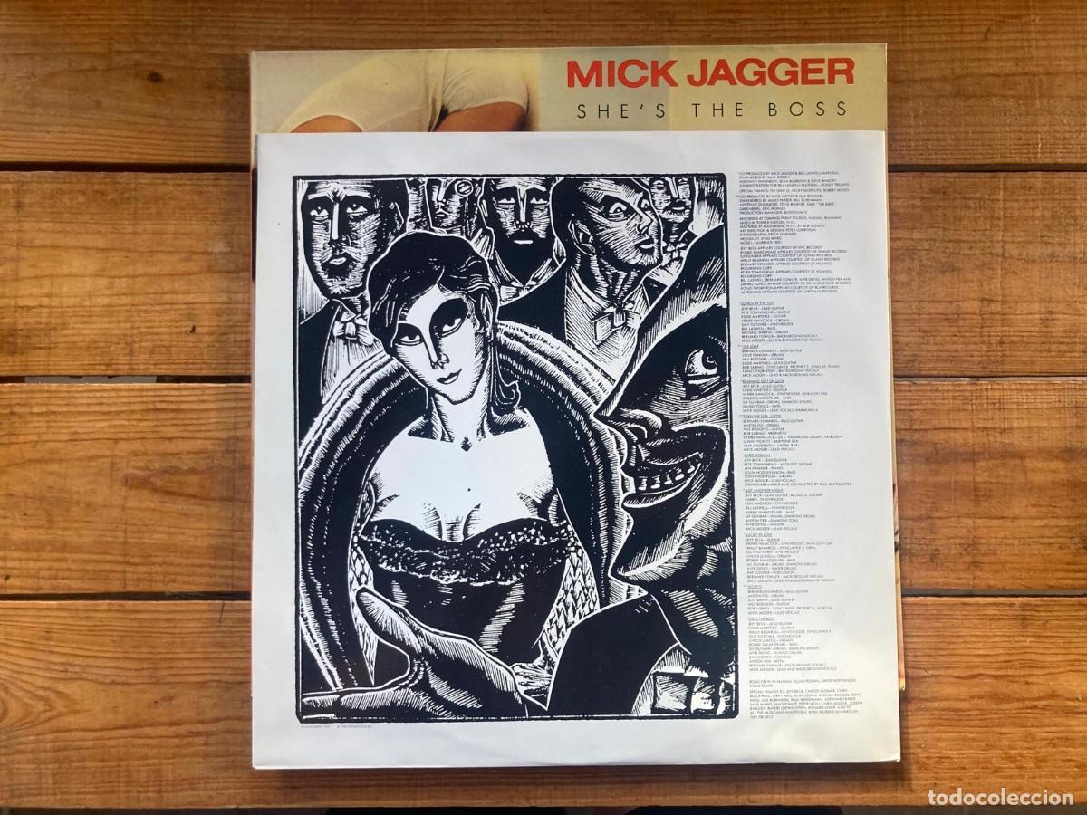 Discos de vinilo: MICK JAGGER - SHE&acute;S IS THE BOSS - 1985 - Foto 3