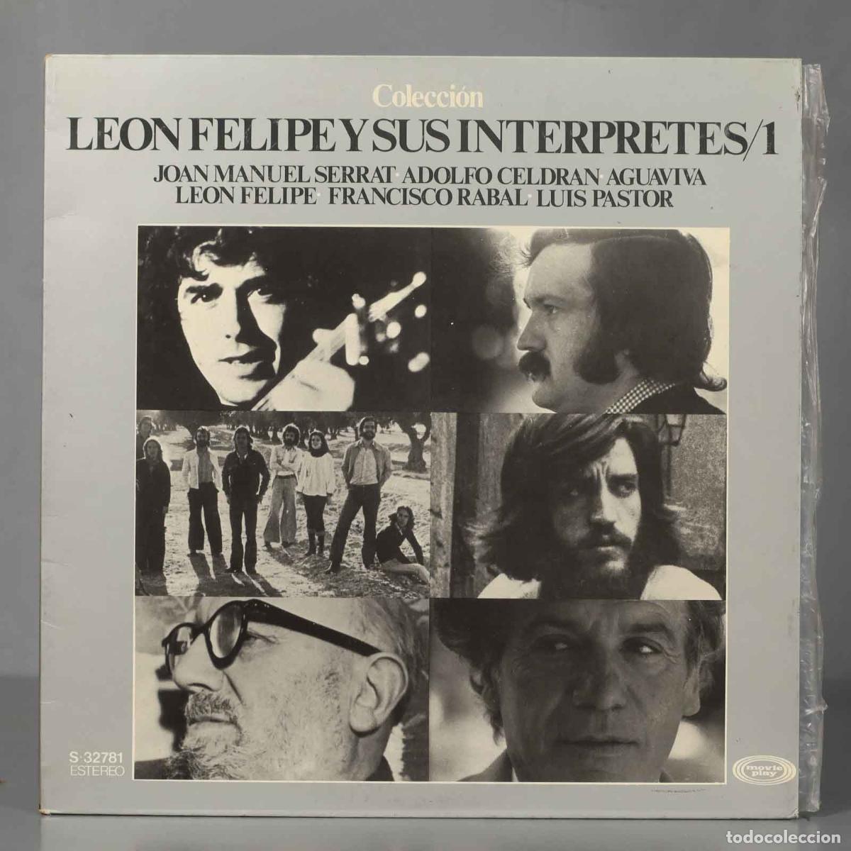 Discos de vinilo: LP. Leon Felipe Y Sus Interpretes/1 - Foto 1