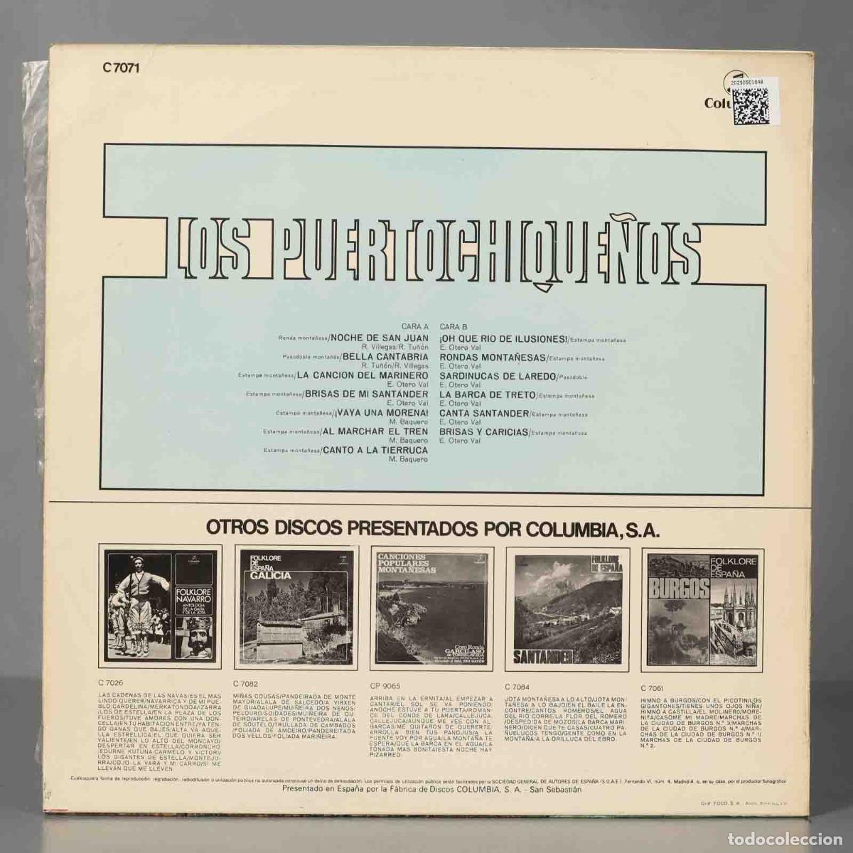 Discos de vinilo: LP. Los Puertochique&ntilde;os &ndash; Los Puertochique&ntilde;os - Foto 2