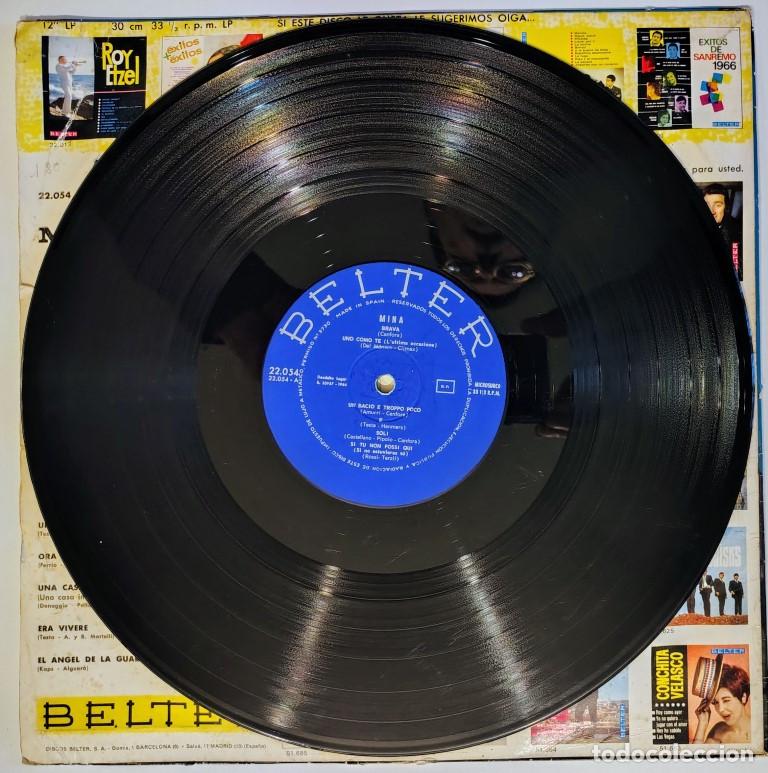 Discos de vinilo: Mina. Studio Uno 66. Belter, Spain 1966 LP (22.054) - Foto 3