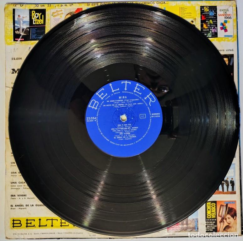 Discos de vinilo: Mina. Studio Uno 66. Belter, Spain 1966 LP (22.054) - Foto 4