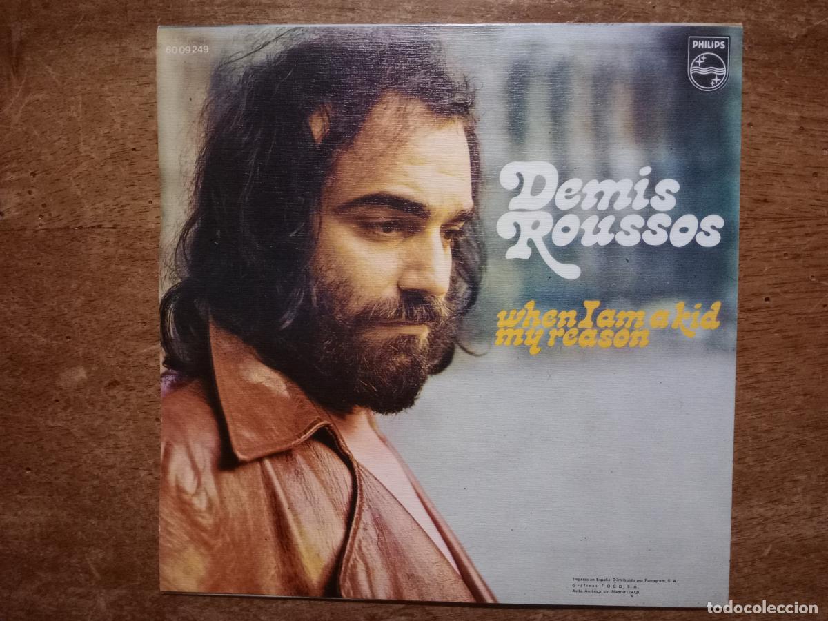 Discos de vinilo: Demis Roussos - when i am a kid + my reason - Foto 2