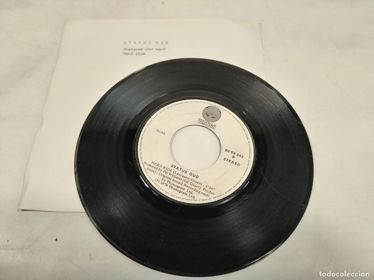 Discos de vinilo: STATUS QUO/WHATEVER YOU WANT/SINGLE.- c117 - Foto 2