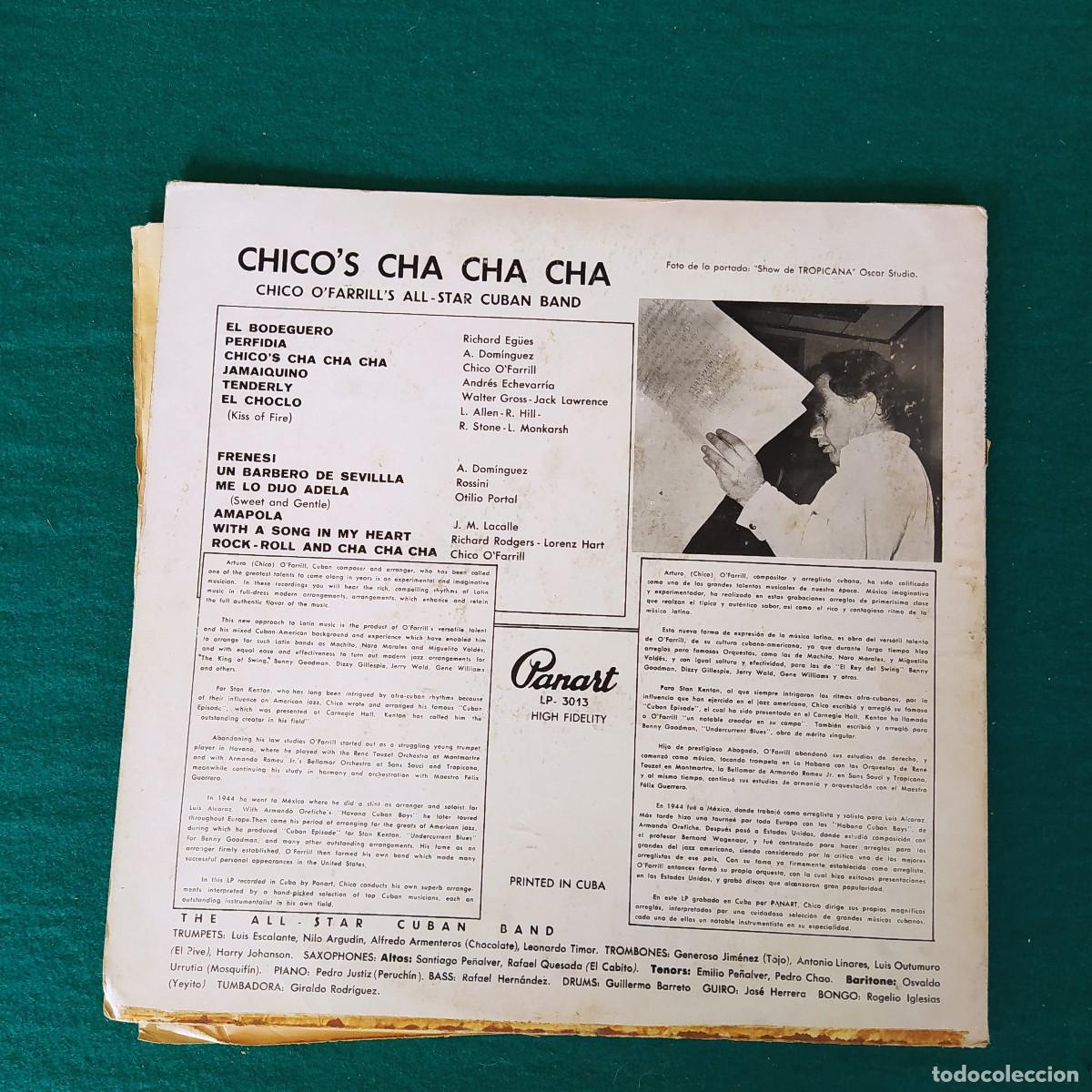 Discos de vinilo: Chico OFarrill &ndash; Plays Cha Cha Cha - Foto 2