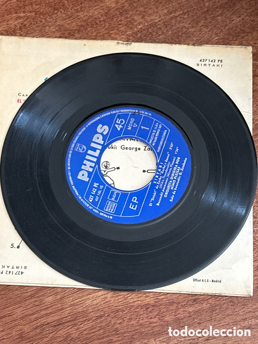 Discos de vinilo: EP Sirtaki 1965 Philips - Foto 3