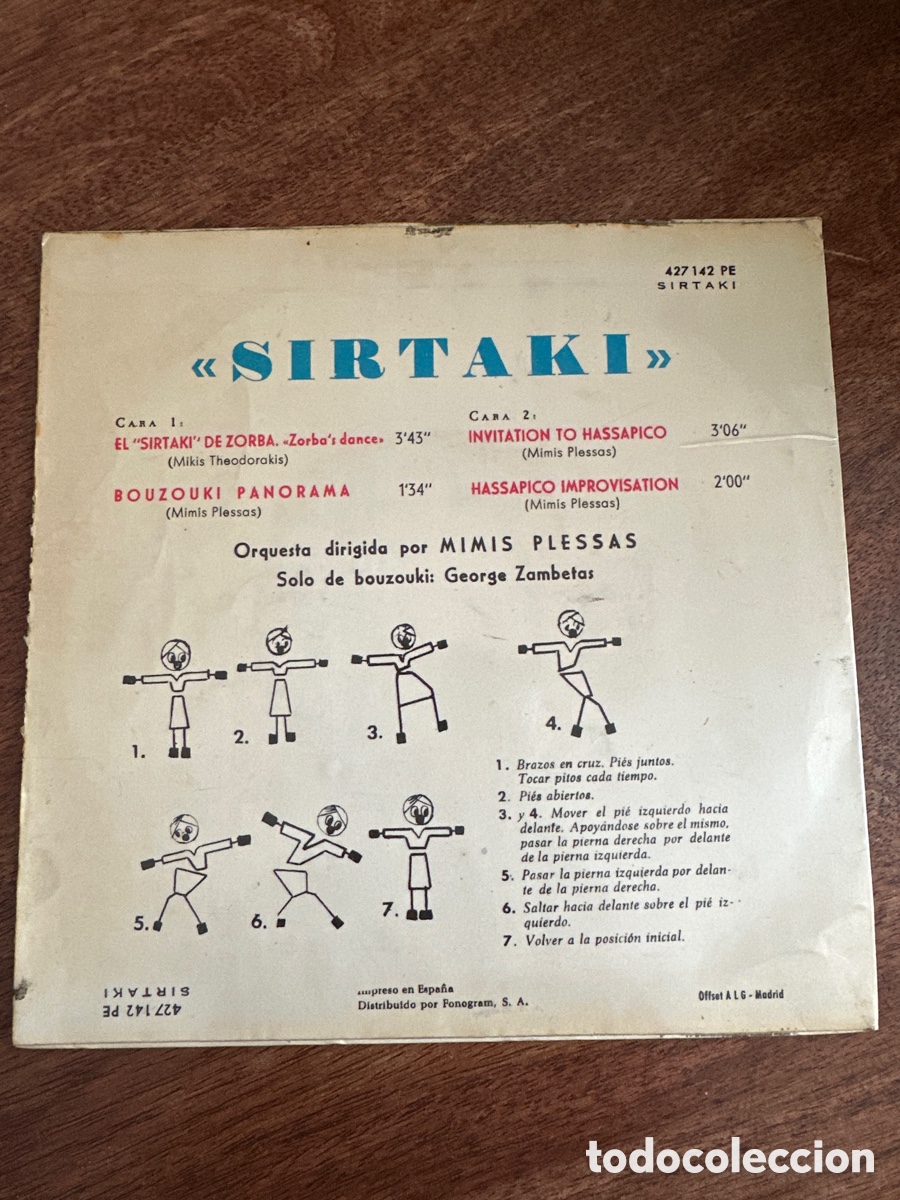Discos de vinilo: EP Sirtaki 1965 Philips - Foto 4