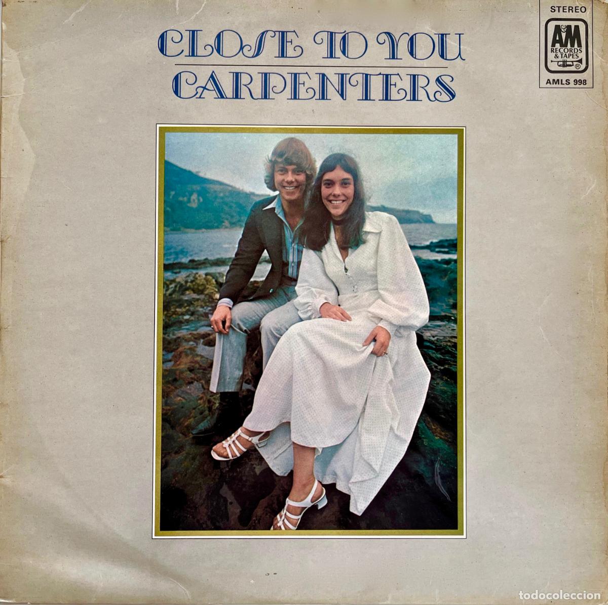 Disques de vinyle: CARPENTERS, CLOSE TO YOU. LP ORIGINAL UK 1971. PRIMERA EDICI&Oacute;N