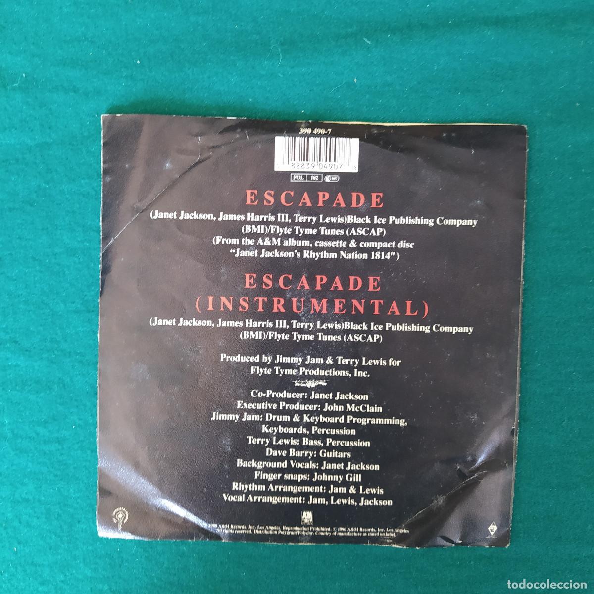 Discos de vinilo: Janet Jackson &ndash; Escapade - Foto 2