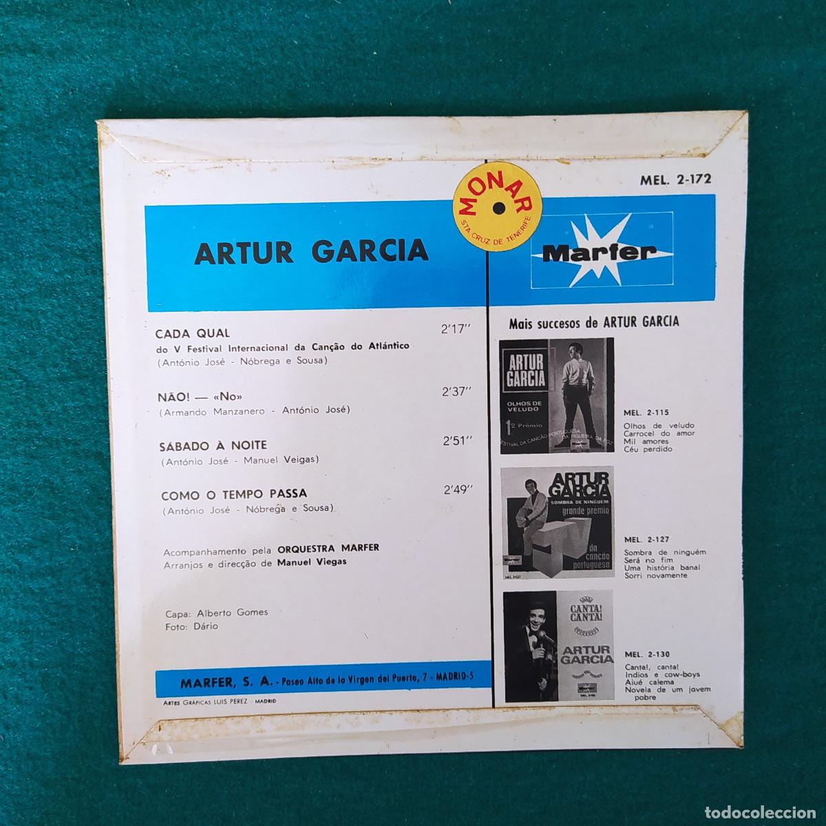 Discos de vinilo: Artur Garcia &ndash; Cada Qual - Foto 2