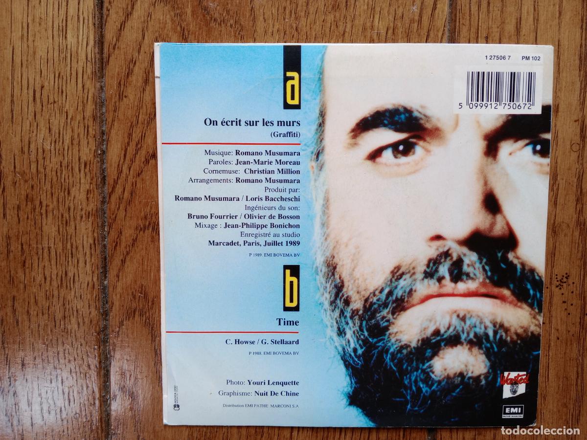 Discos de vinilo: Demis Roussos - on ecrit sur les murs + time - Foto 2