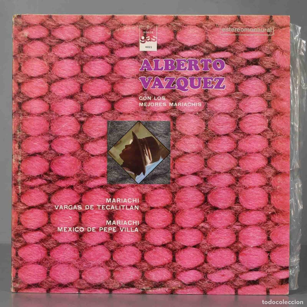 Disques de vinyle: LP. Alberto V&aacute;zquez &ndash; Con Los Mejores Mariachis