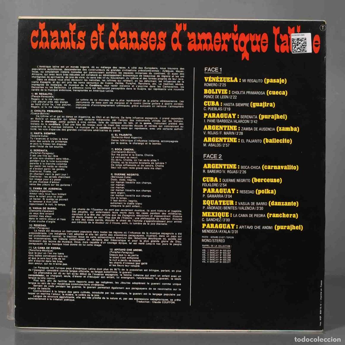 Discos de vinilo: LP. LES GUARANIS DE FRANCISCO MARIN - Foto 2