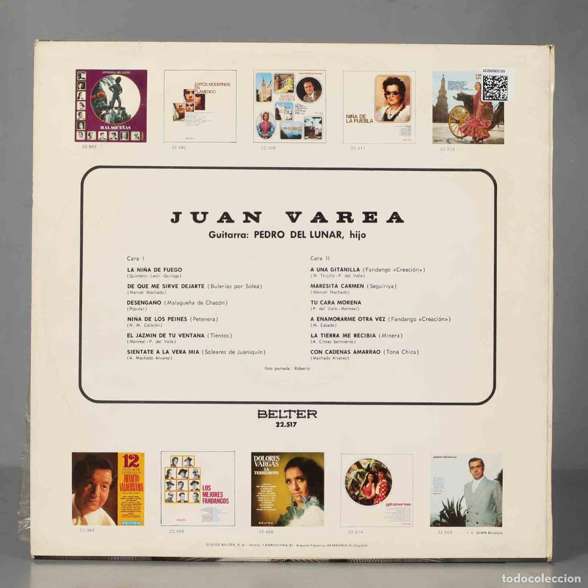 Discos de vinilo: LP. Juan Varea &ndash; Juan Varea - Foto 2