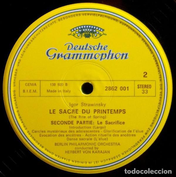 Discos de vinilo: Vinilo. La consagraci&oacute;n de la primavera. Stravinsky - Foto 5