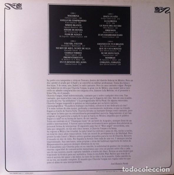 Discos de vinilo: Chavela Vargas &ndash; Recuerdos De Oro - 2 x LP - Foto 4