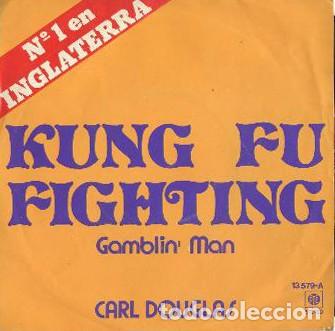 Discos de vinilo: Carl Douglas &ndash; Kung Fu Fighting / Gamblin' Man-SPAIN-SINGLE-1974