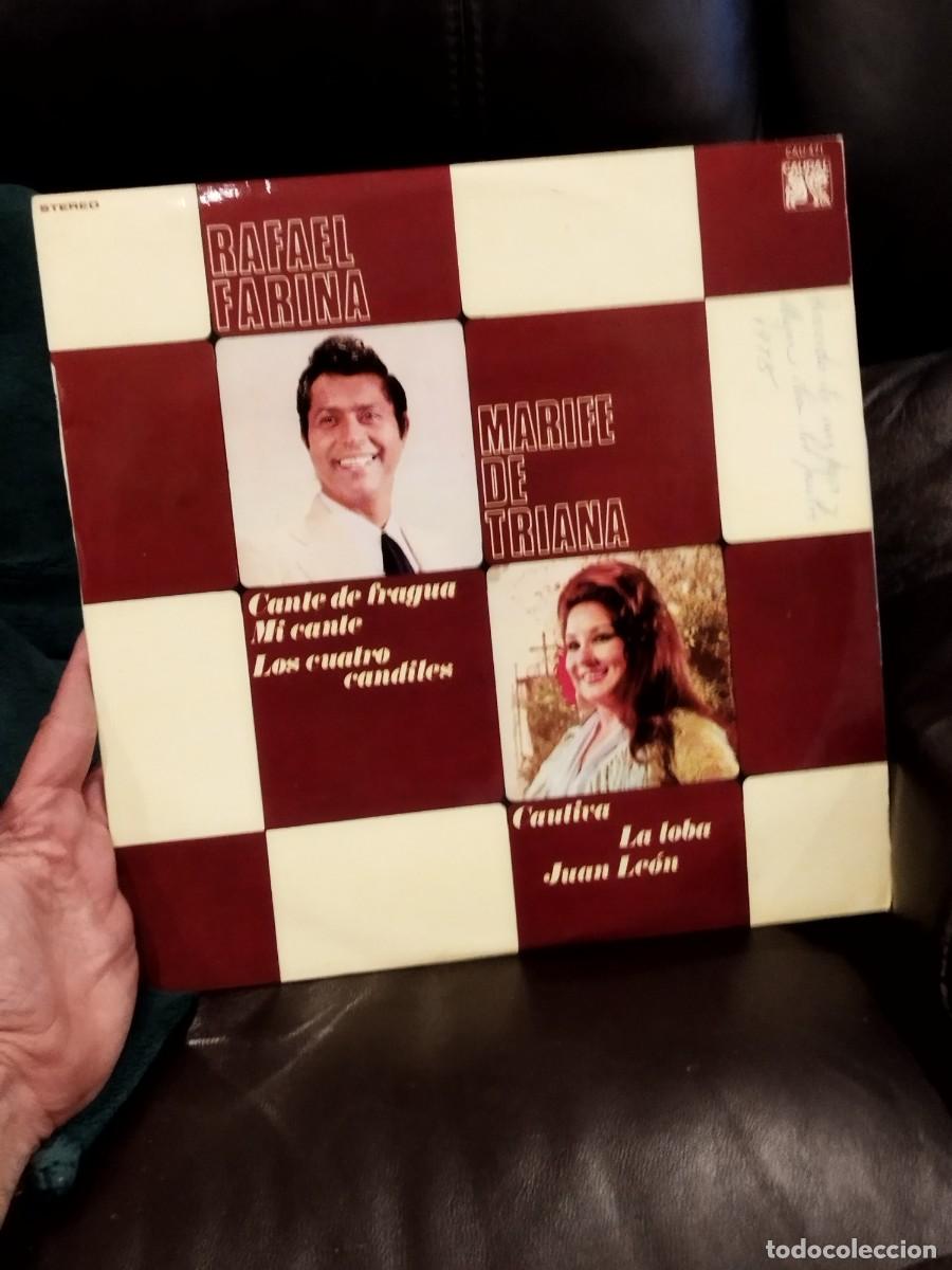Discos de vinilo: Farina y Marif&eacute; de Triana. Lp vinilo. - Foto 1