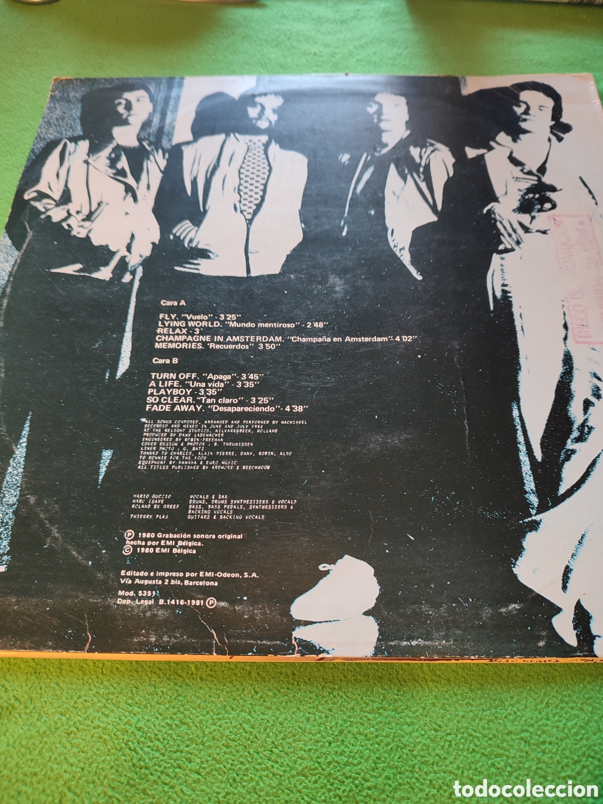 Discos de vinilo: Machiavel - New lines ( Nuevas l&iacute;neas) - Foto 2