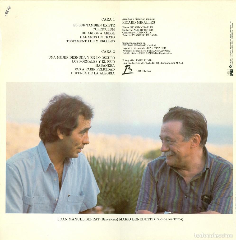 Discos de vinilo: Serrat El sur tambi&eacute;n existe Vinilo - Foto 7