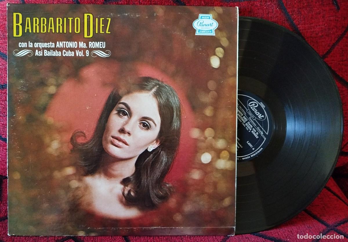 Discos de vinilo: BARBARITO DIEZ CON LA ORQUESTA ANTONIO Ma. ROMEU *Asi Bailaba Cuba - Vol. 9* LP VINILO USA
