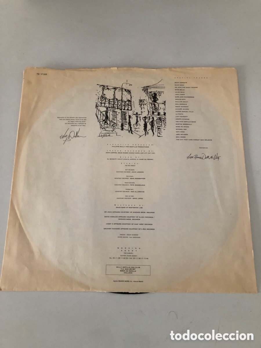 Discos de vinilo: Willy Deville Backstreets Of Desir&eacute; Lp - Foto 2