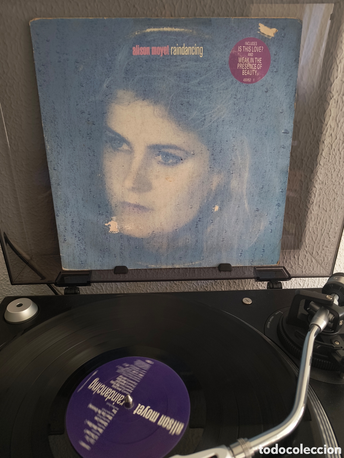 Discos de vinilo: ALISON MOYET, RAINDANCING. FUNDA INTERIOR CON LETRAS. - Foto 1