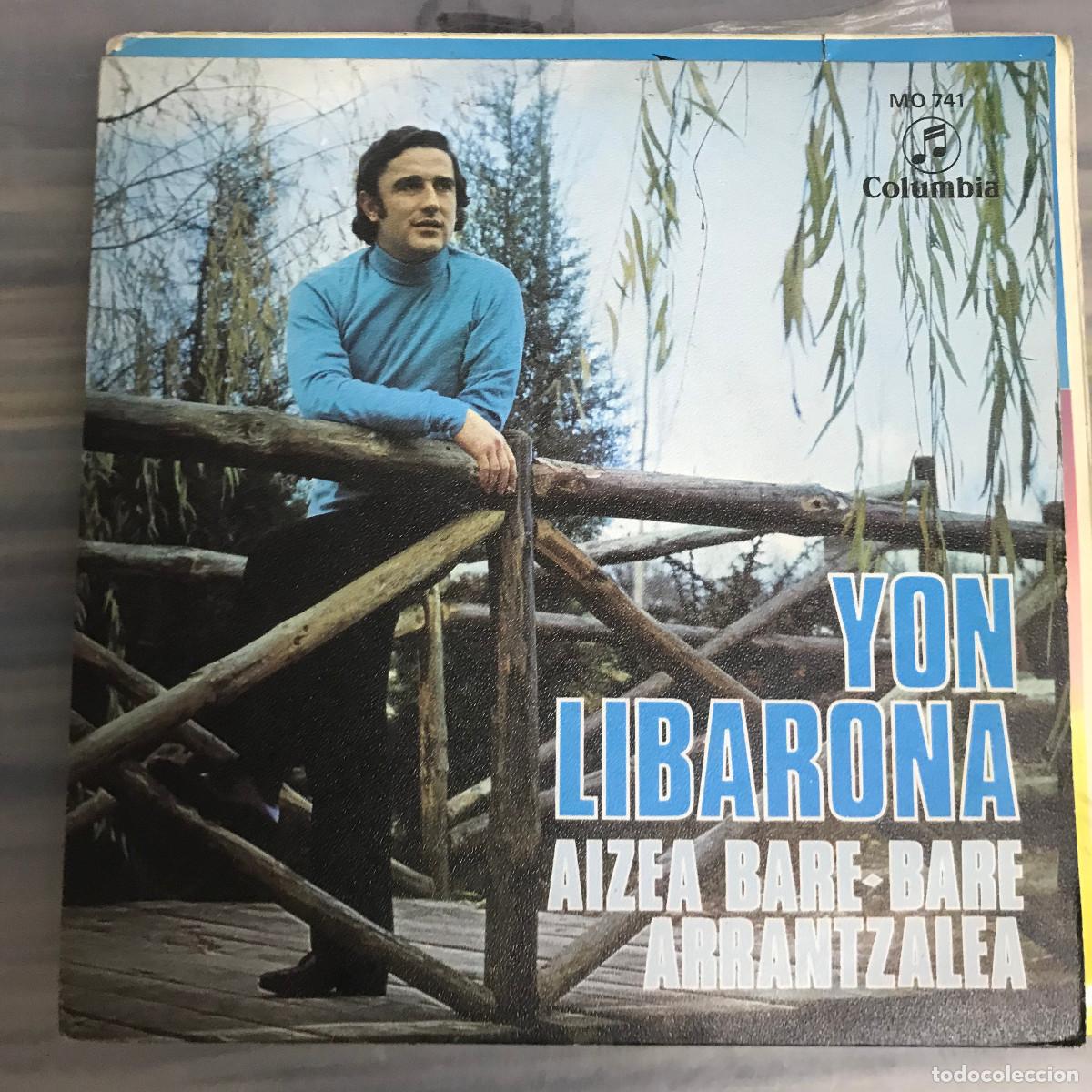 Discos de vinilo: YON LIBARONA - AIZEA BARE-BARE - 7&rdquo; SINGLE COLUMBIA 1969 - Foto 1