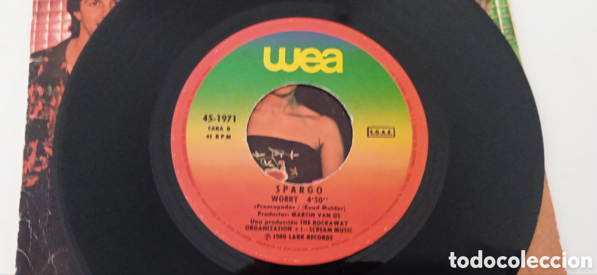 Discos de vinilo: SPARGO - You and me (1980) single - Foto 4