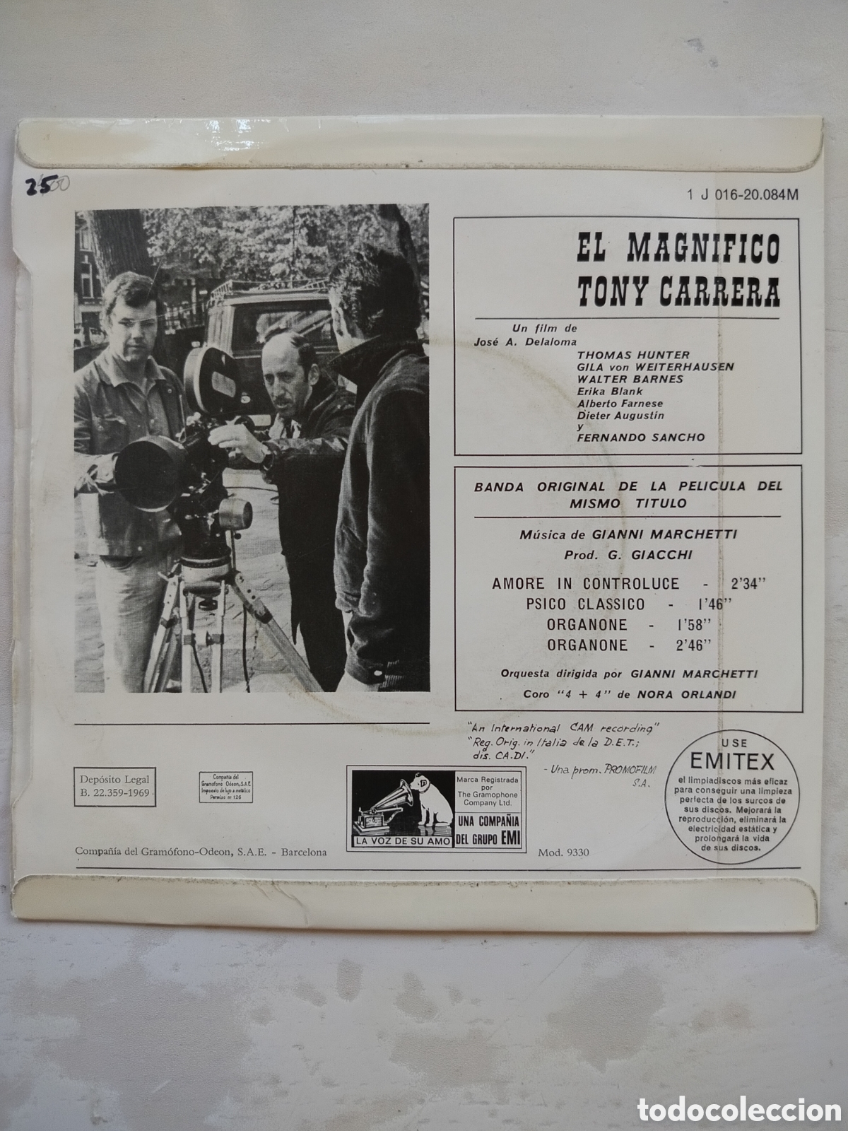 Discos de vinilo: Gianni Marchetti EP BSO - Foto 2