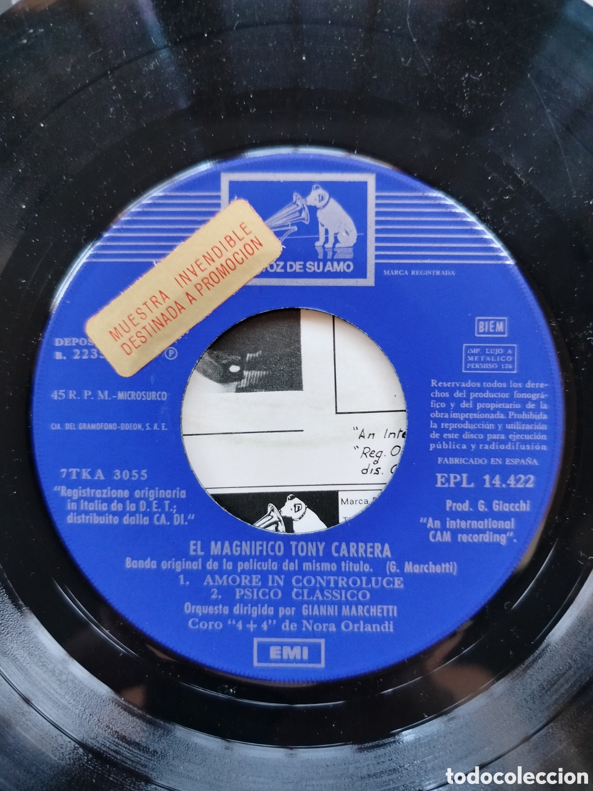 Discos de vinilo: Gianni Marchetti EP BSO - Foto 3