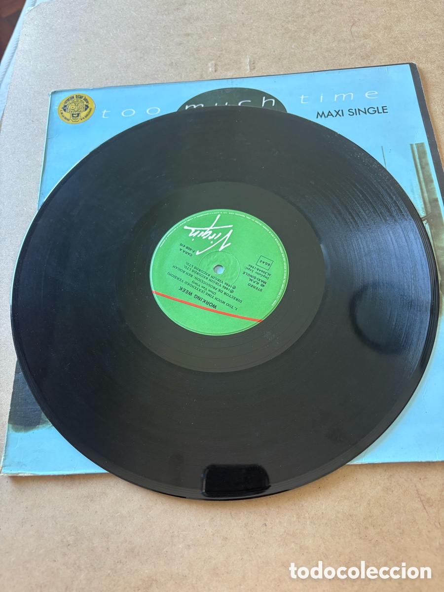 Discos de vinilo: Maxi vinilo Too Much Time (A17) - Foto 3