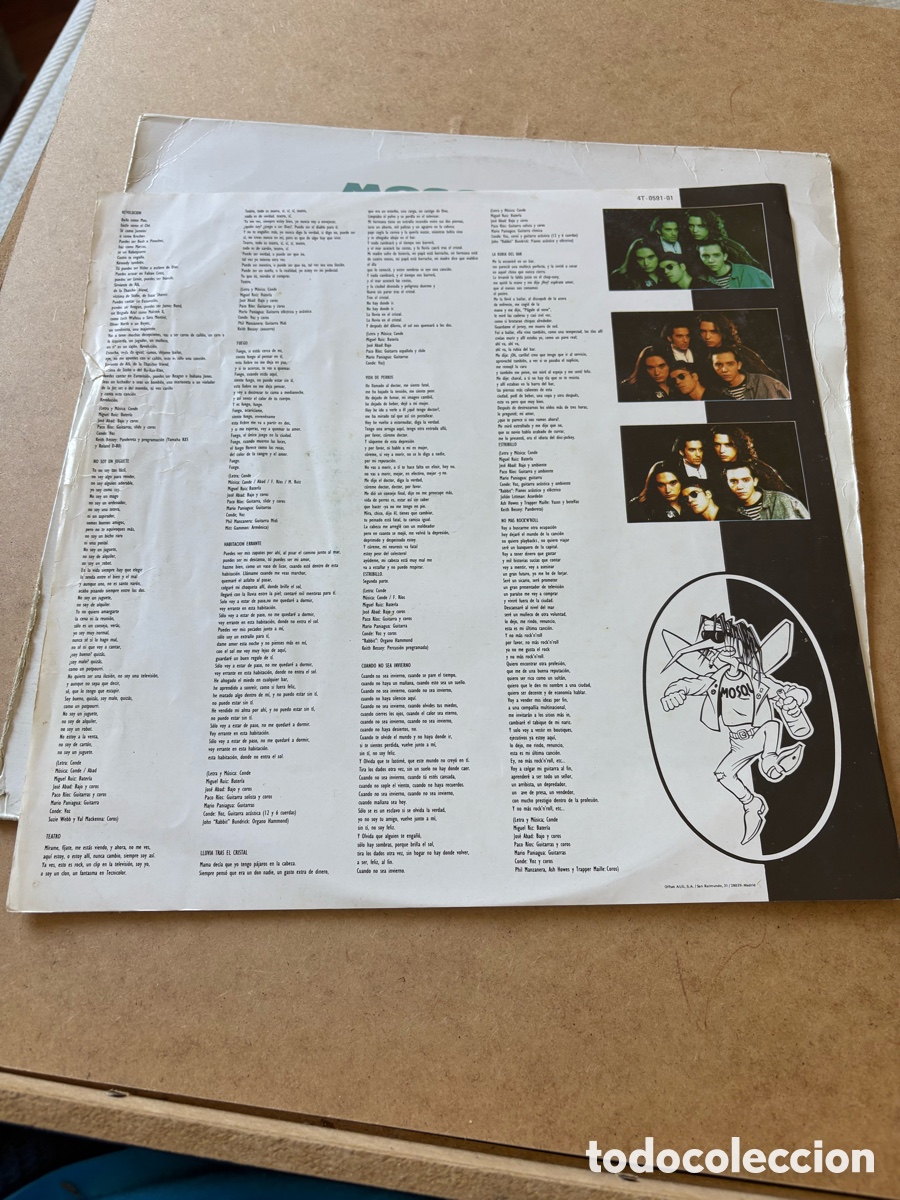 Discos de vinilo: Lp Mosquitos Revoluci&oacute;n (A17) - Foto 4