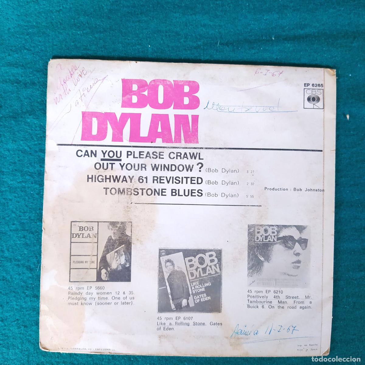 Discos de vinilo: Bob Dylan &ndash; Can You Please Crawl Out Your Window? - Foto 2