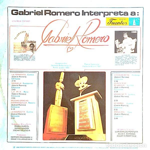 Discos de vinilo: Gabriel Romero Interpreta A: Gabriel Romero - Foto 2