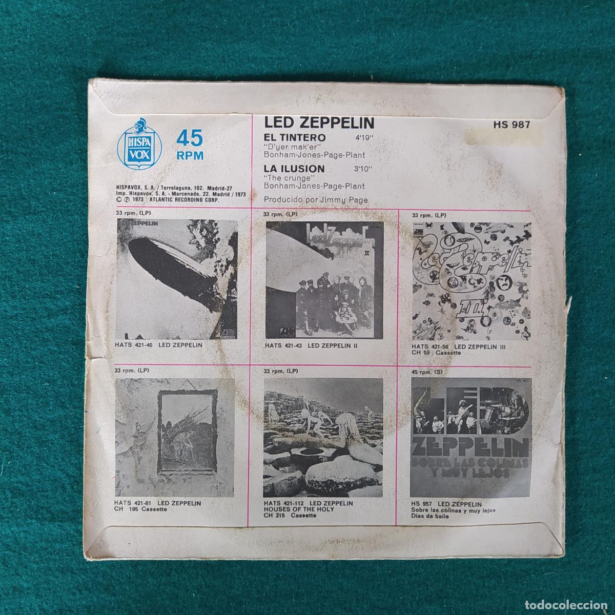 Discos de vinilo: Led Zeppelin &ndash; Dyer Maker = El Tintero - Foto 2