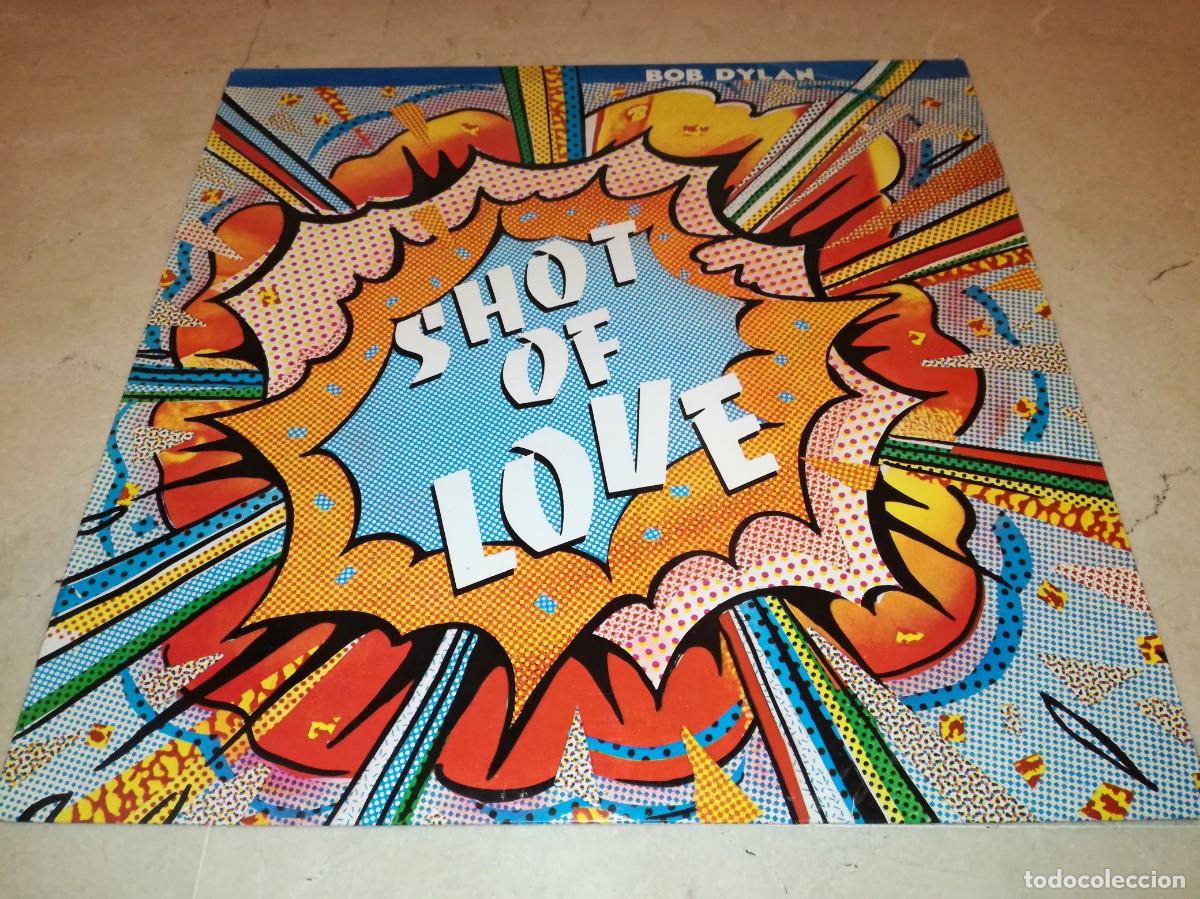 Discos de vinilo: BOB DYLAN-SHOT OF LOVE-CONTIENE ENCARTE-ORIGINAL ESPA&Ntilde;OL 1981
