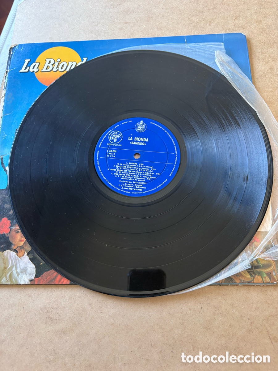 Discos de vinilo: Lp La Bionda, Bandido (A17) - Foto 2