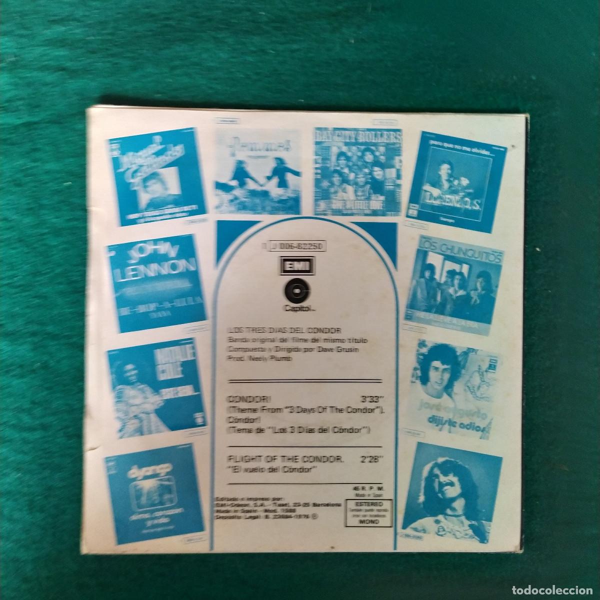 Discos de vinilo: Dave Grusin &ndash; Los Tres Dias Del Condor - Foto 2