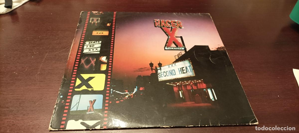 Discos de vinilo: LP RACER X - SECOND HEAT 1987 - Foto 1