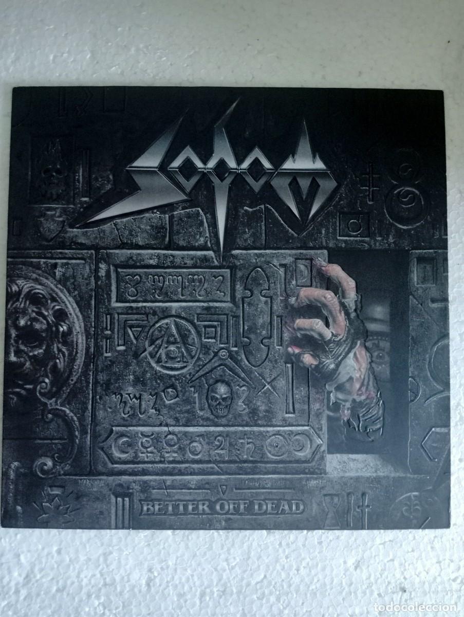 Discos de vinilo: Sodom - Better Off Dead (LP, Album) 1990 insert - Foto 1