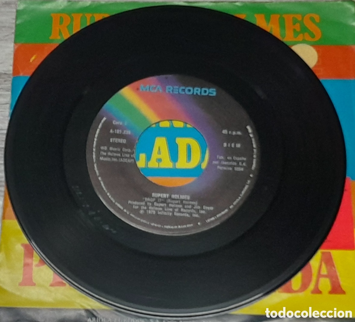 Discos de vinilo: RUPERT HOLMES - SCAPE + DROP IT - ARIOLA 1980 - Foto 3