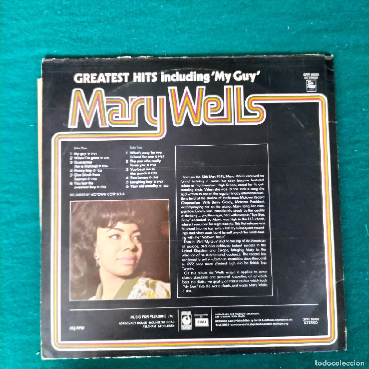 Discos de vinilo: Mary Wells &ndash; Greatest Hits - Foto 2
